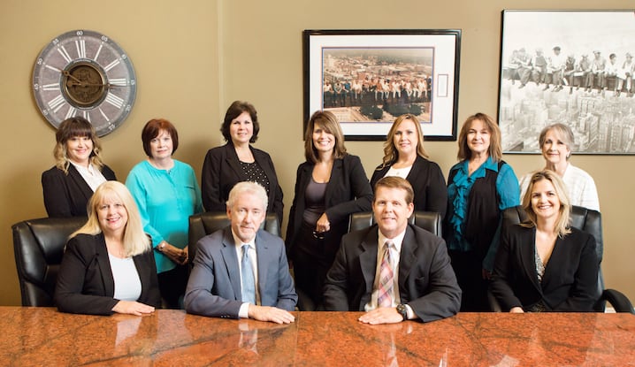 Team photo of all PC&A attorneys and staff